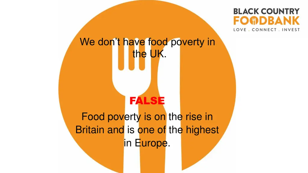 we don t have food poverty in the uk