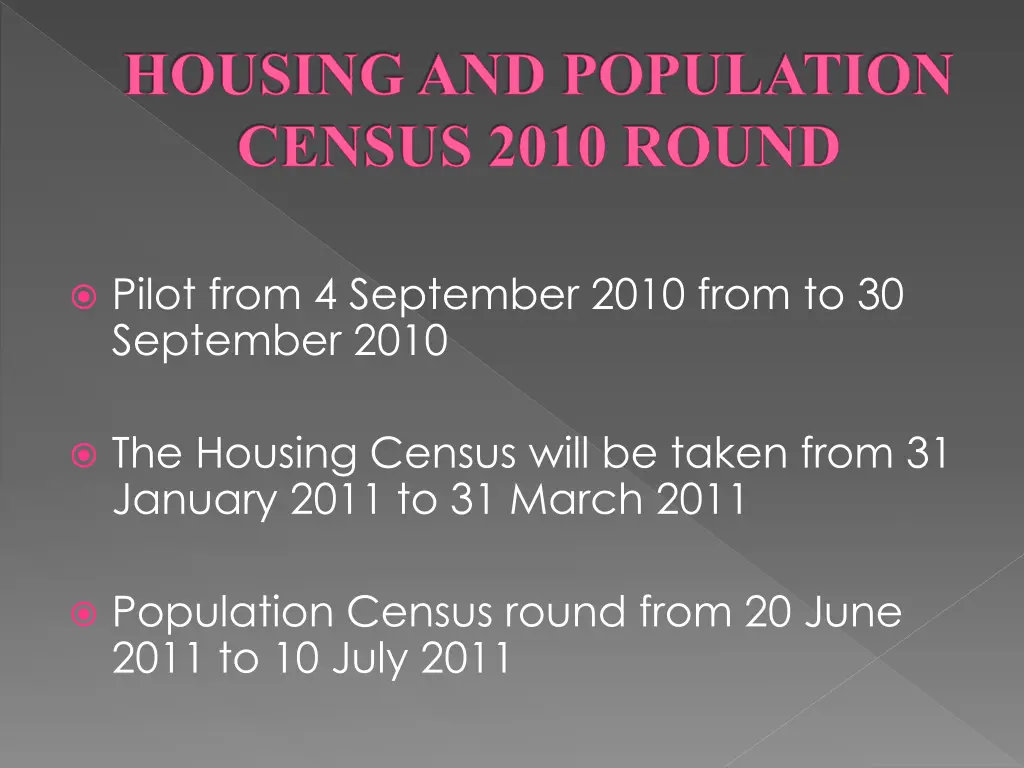 housing and population census 2010 round 1