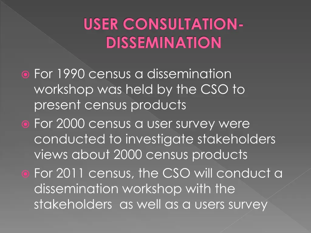 user consultation dissemination 1