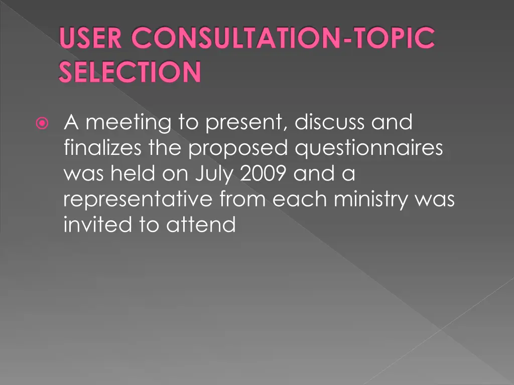 user consultation topic selection 3