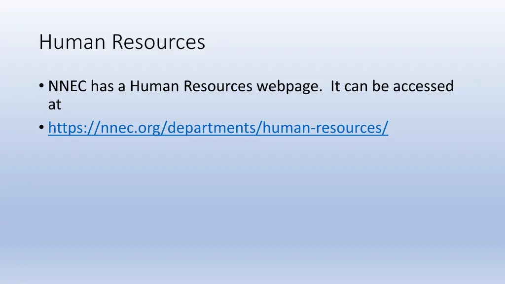 human resources