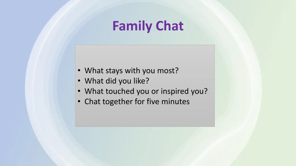 family chat