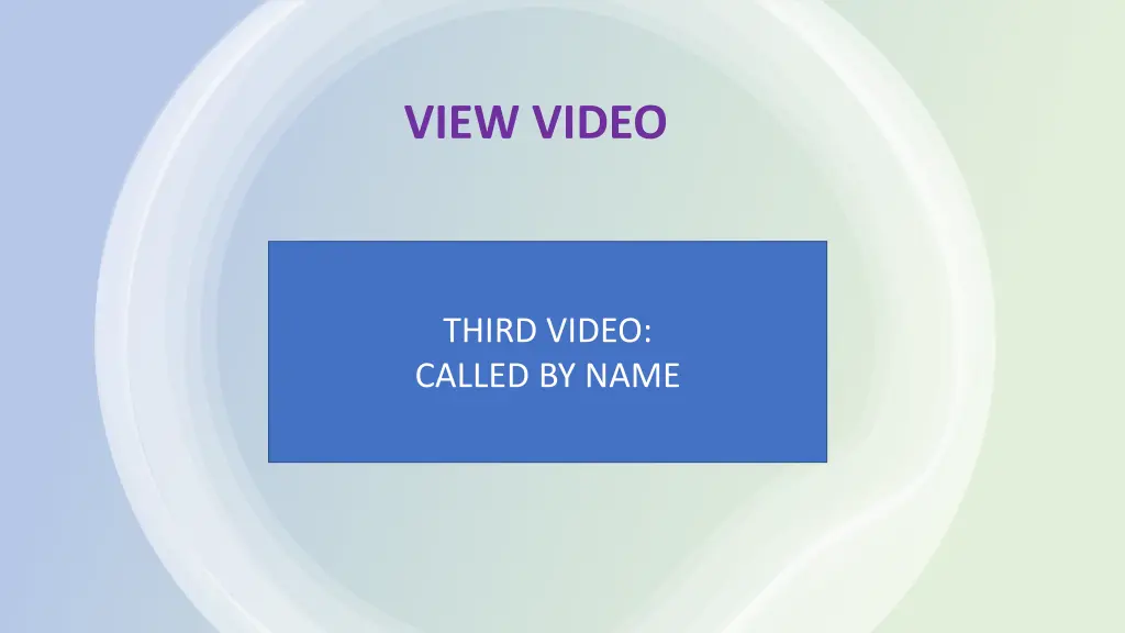 view video