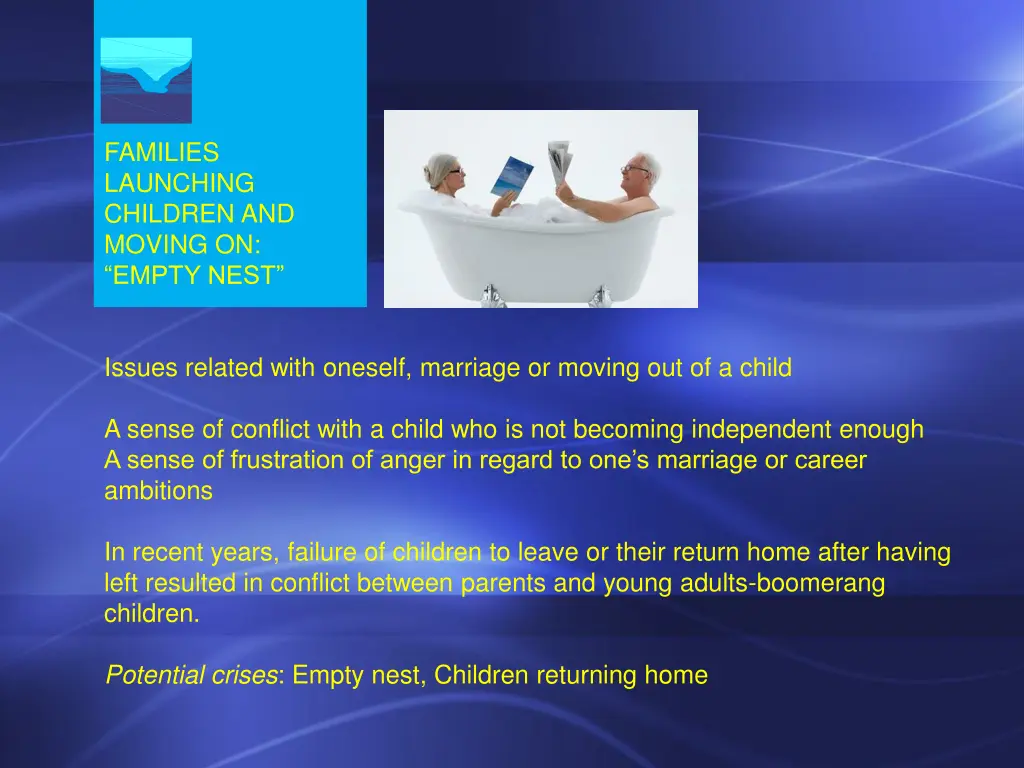 families launching children and moving on empty 1