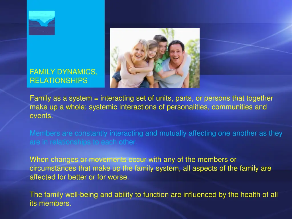 family dynamics relationships