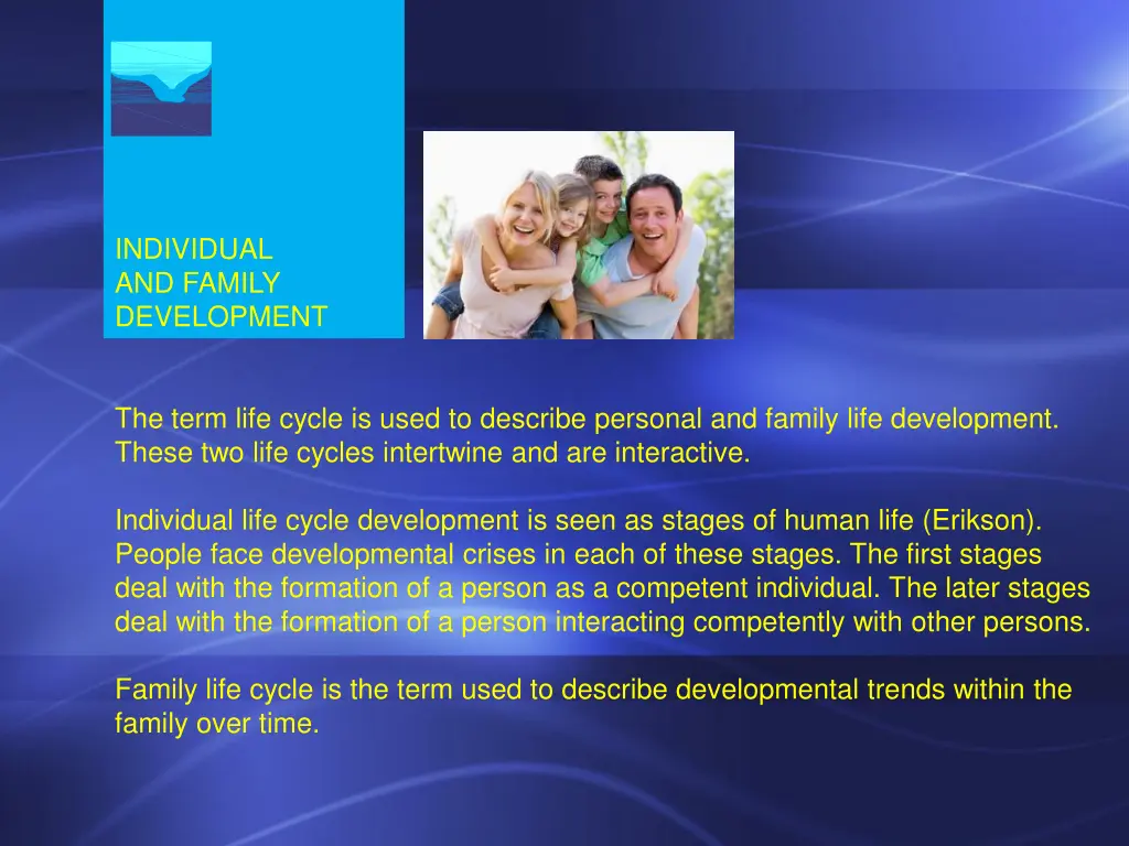 individual and family development 1