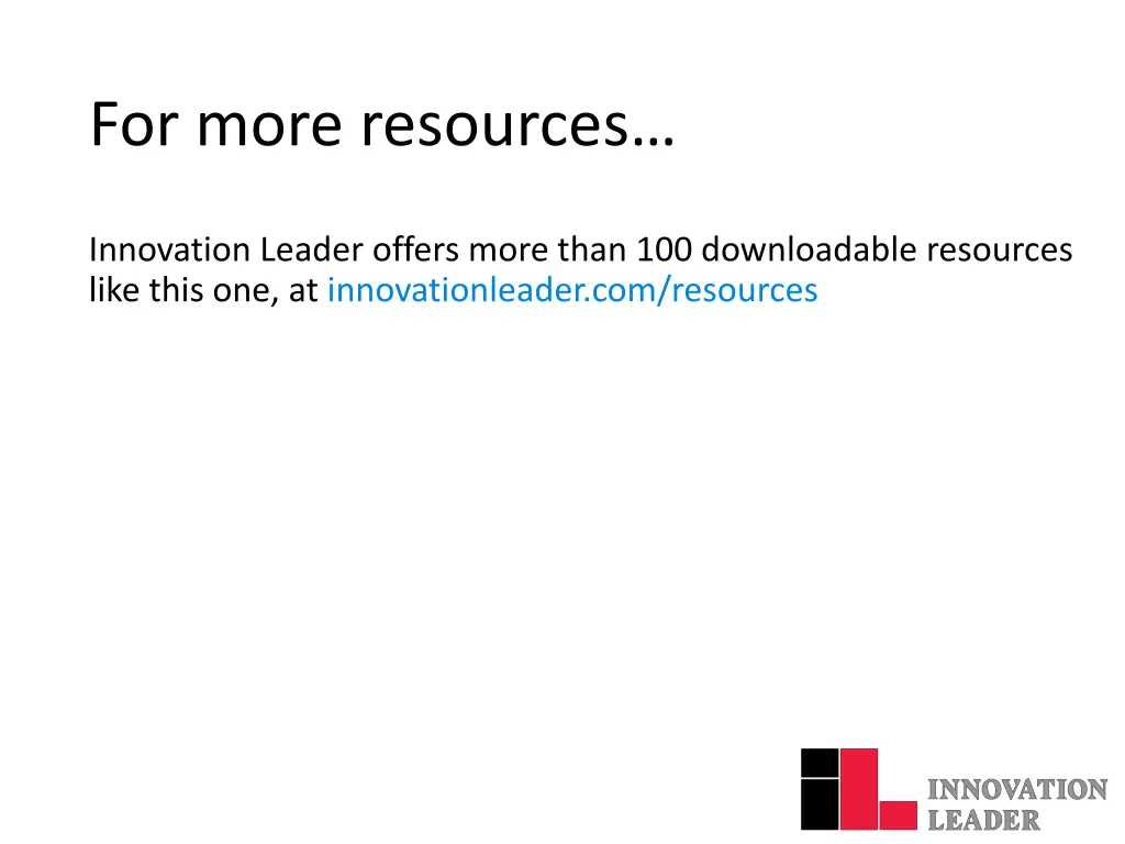 for more resources