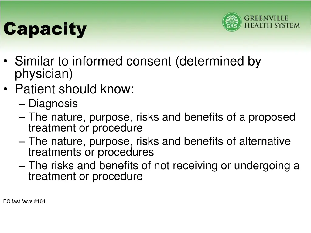 capacity