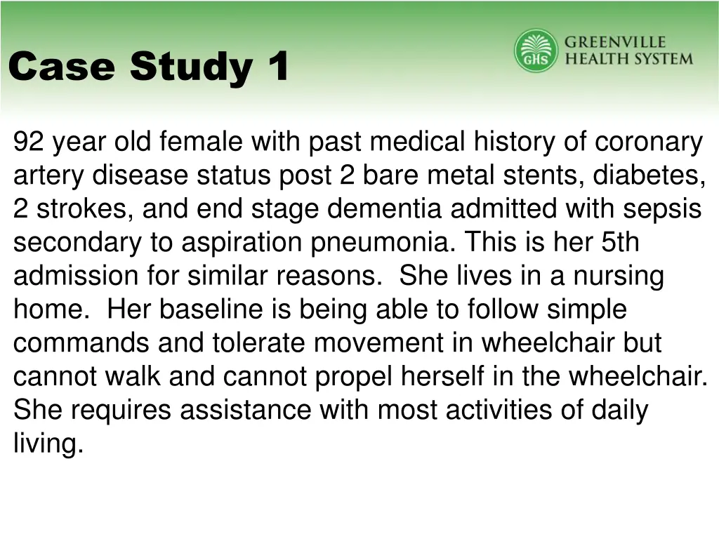 case study 1