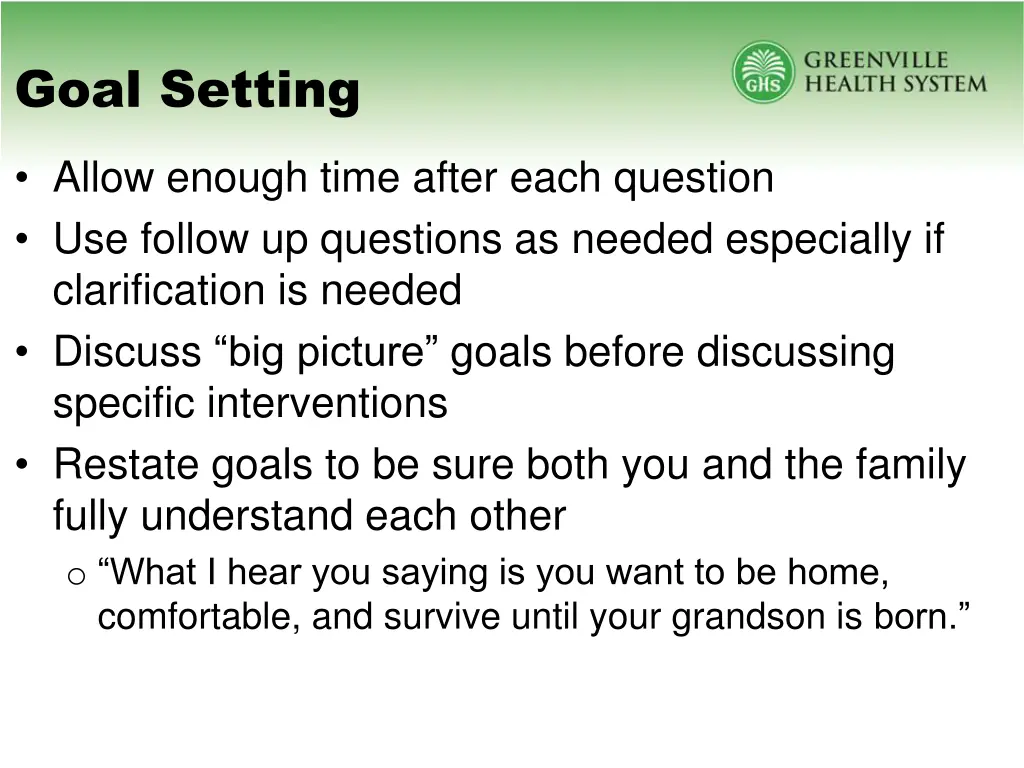 goal setting 1