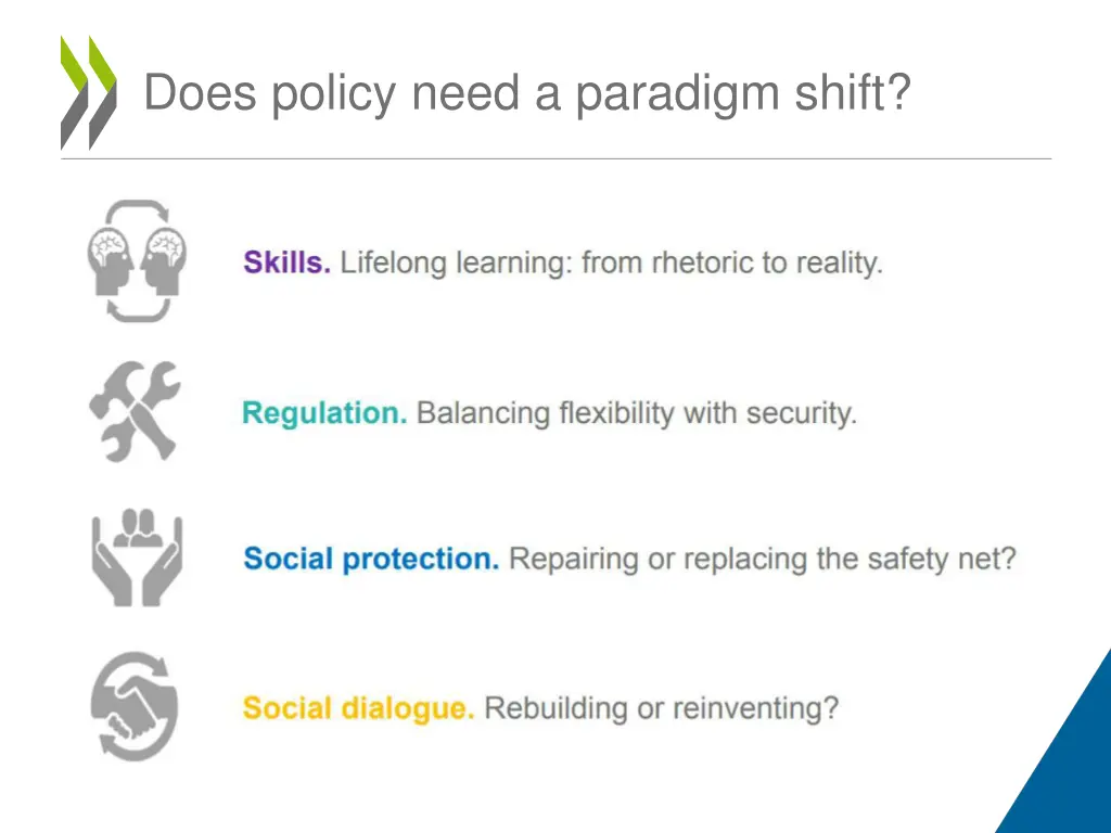 does policy need a paradigm shift