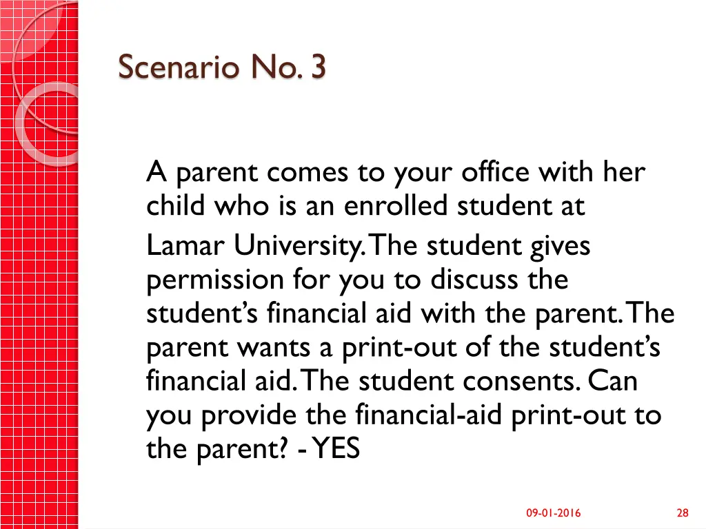 scenario no 3