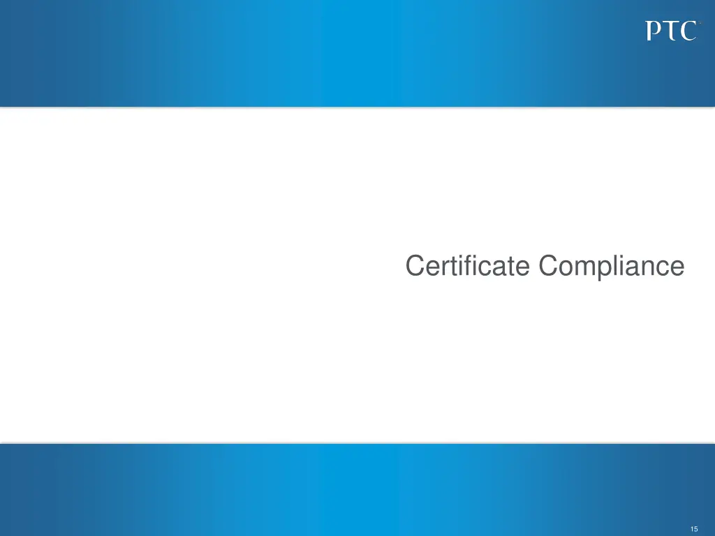 certificate compliance