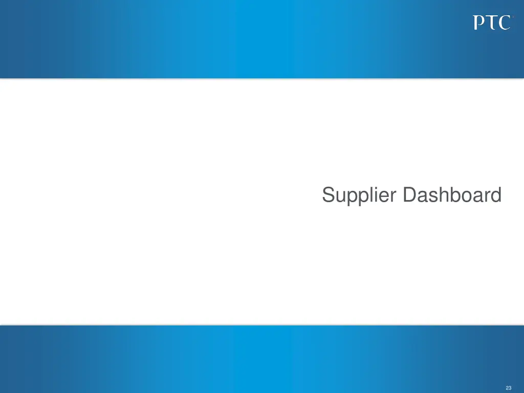 supplier dashboard