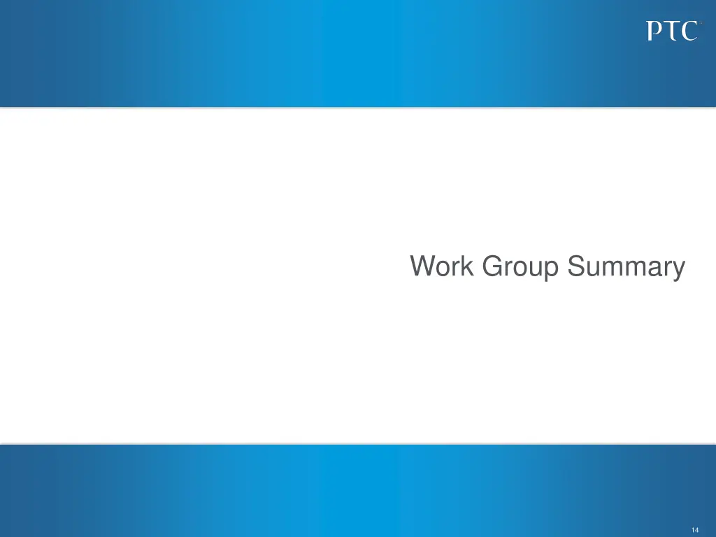 work group summary