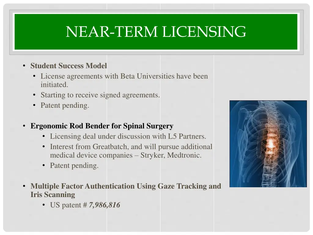 near term licensing