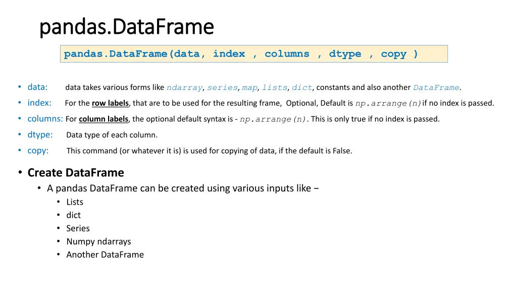 pandas dataframe pandas dataframe