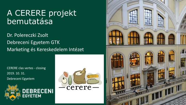 a cerere projekt bemutat sa