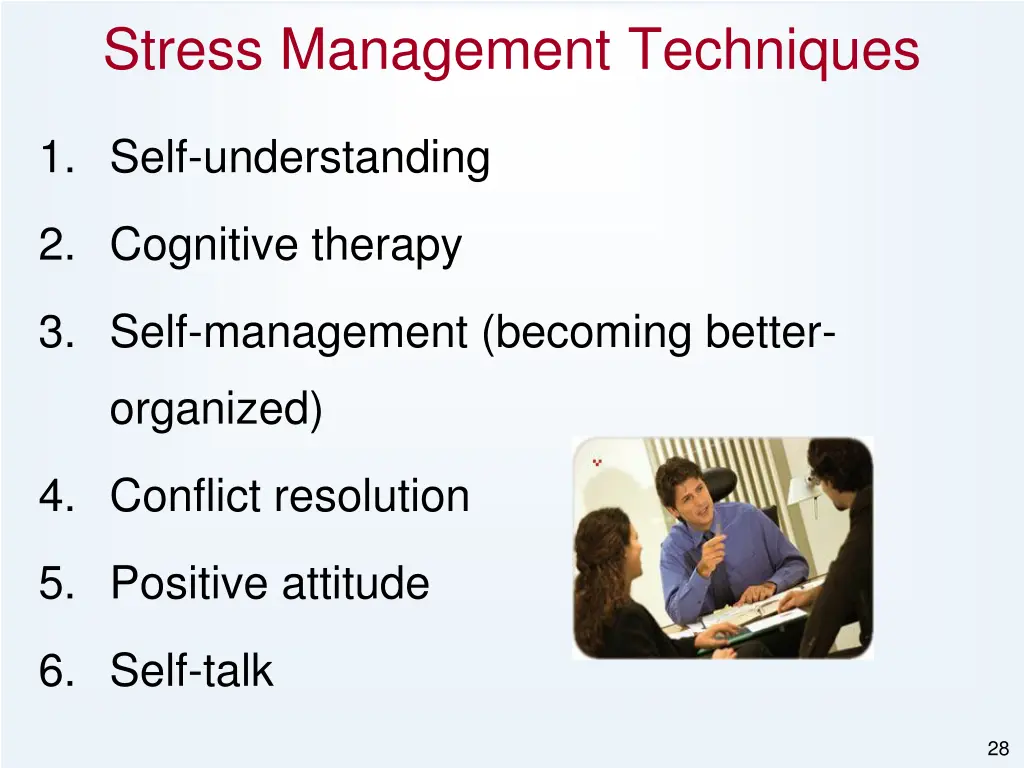 stress management techniques
