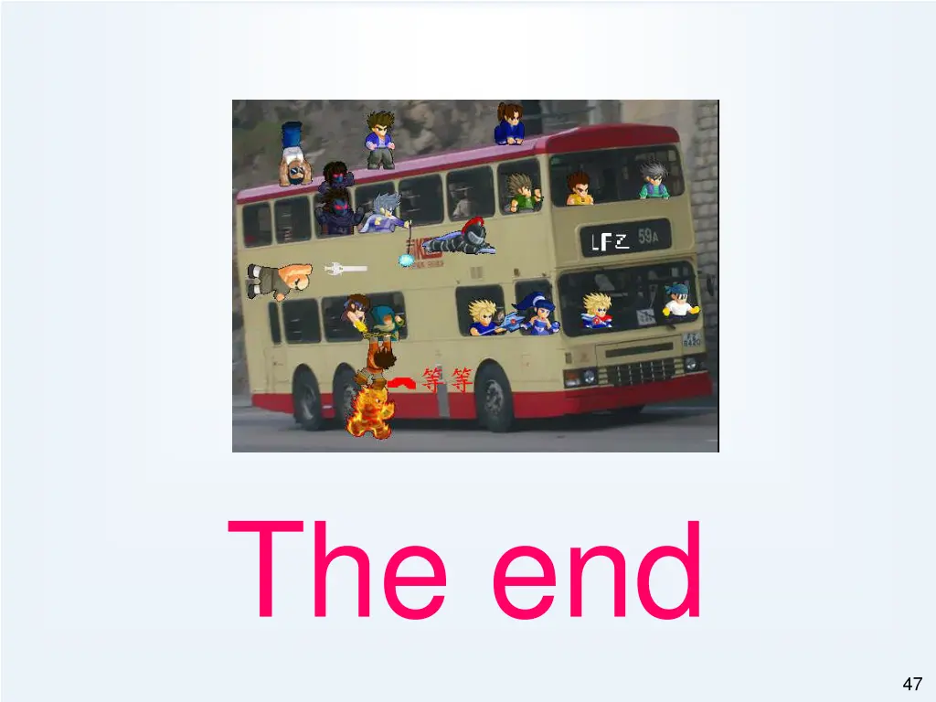 the end