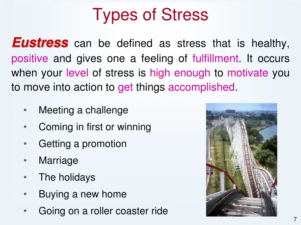 types of stress