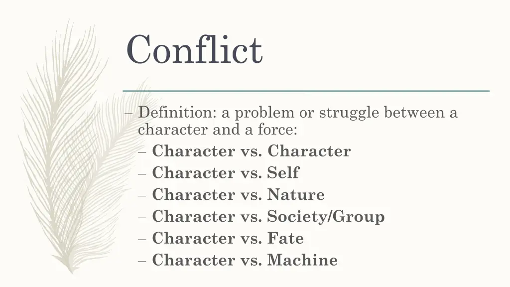 conflict