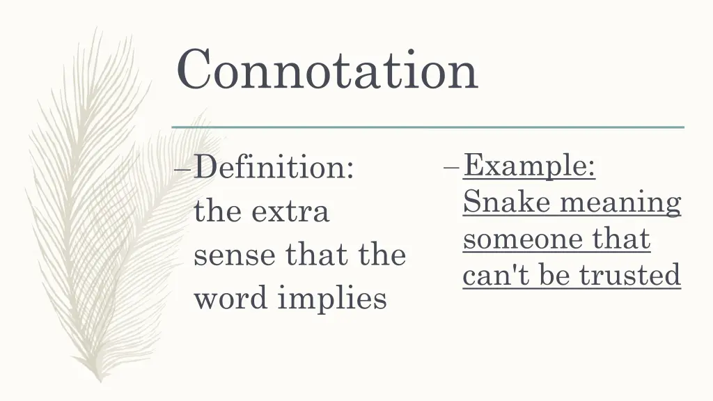 connotation