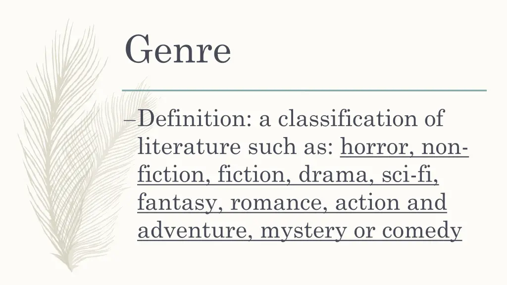 genre