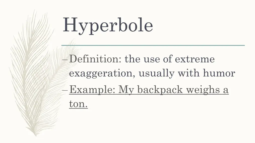 hyperbole