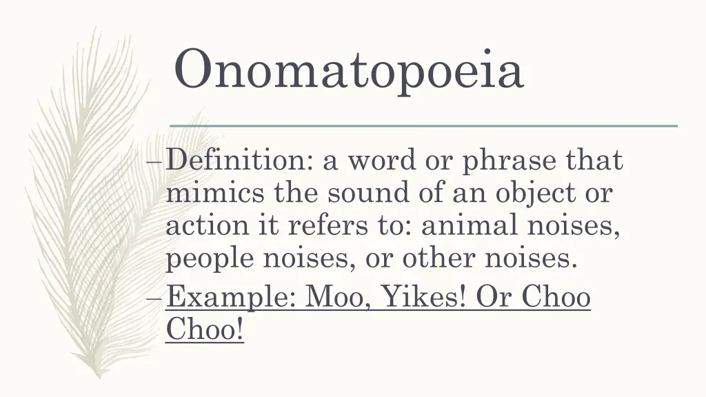 onomatopoeia
