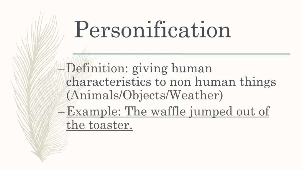 personification