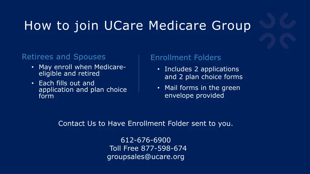 how to join ucare medicare group