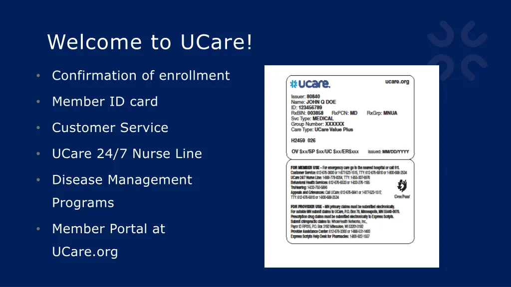 welcome to ucare