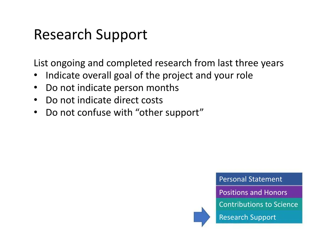 research support