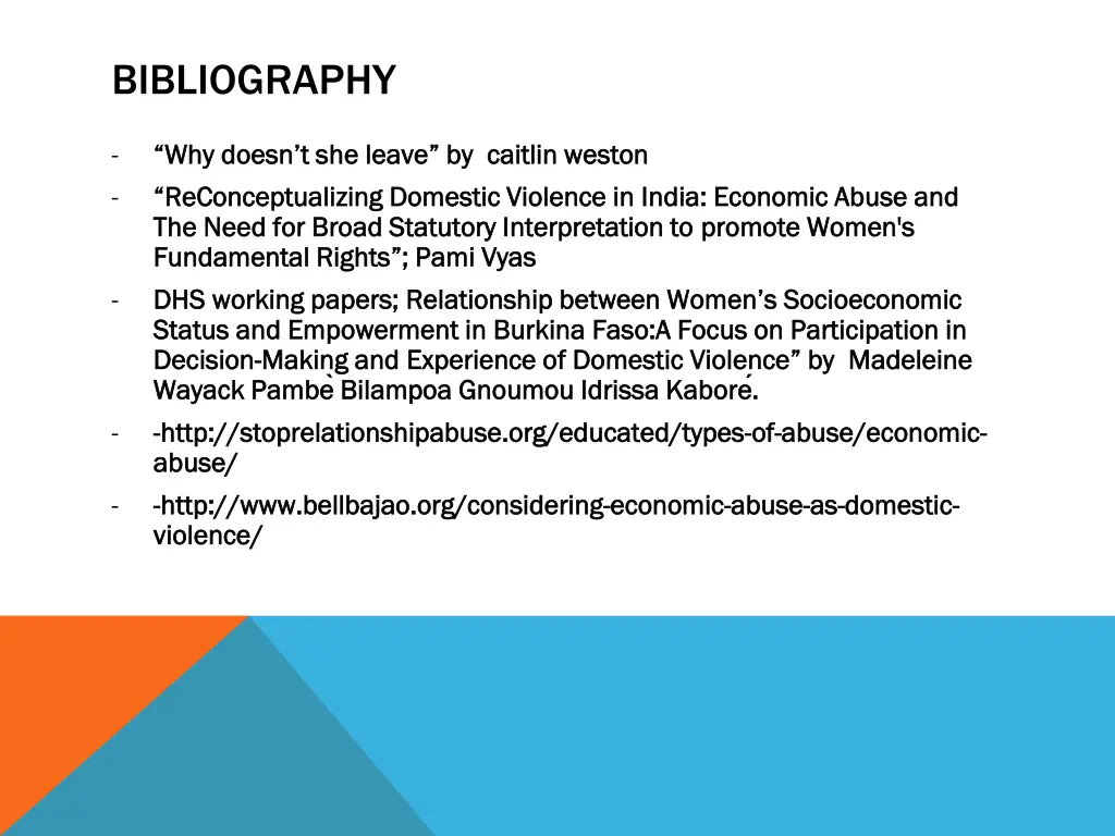 bibliography