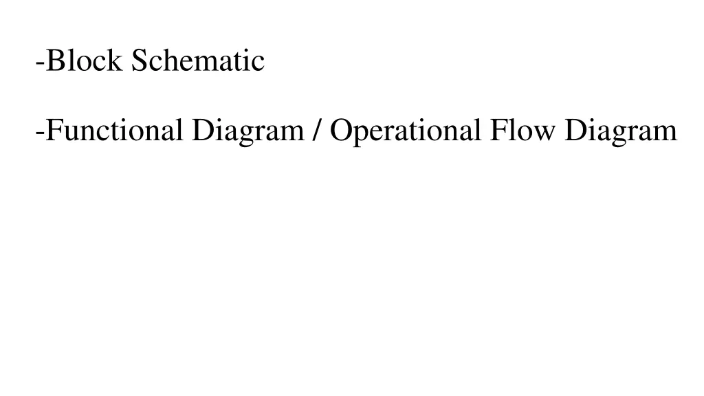 block schematic