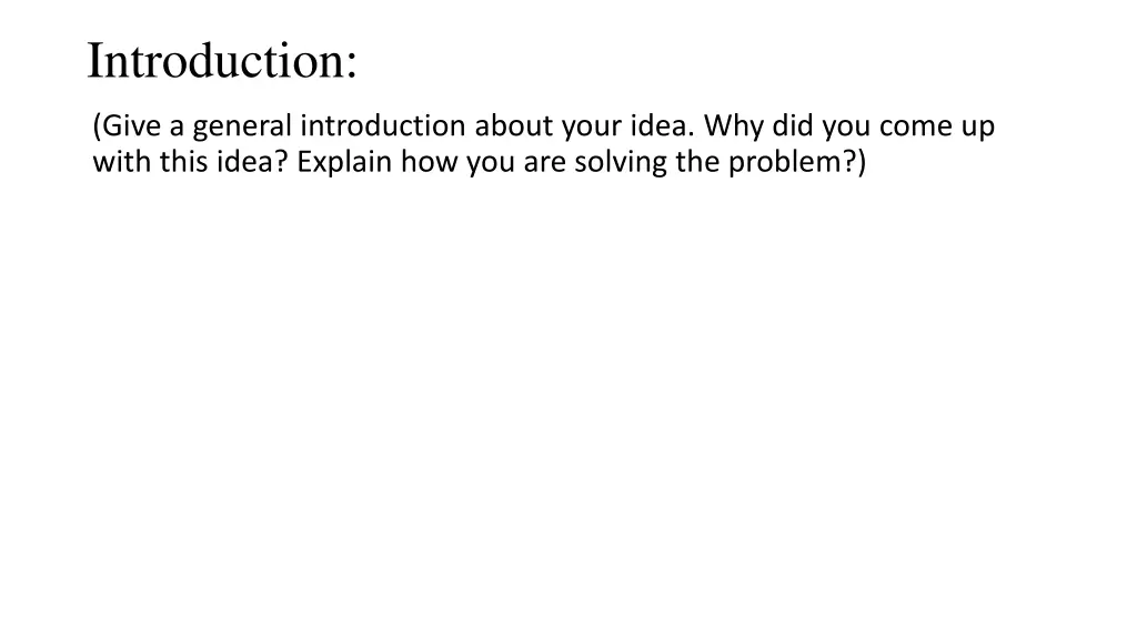 introduction