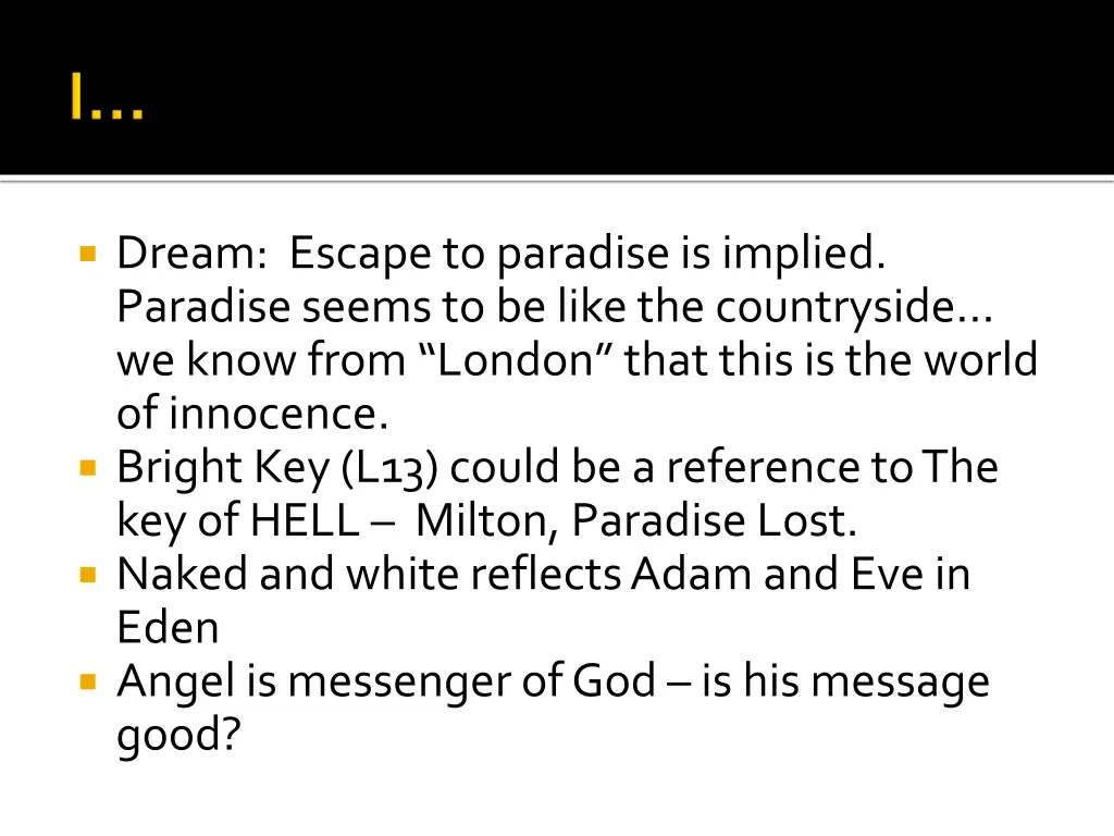 dream escape to paradise is implied paradise