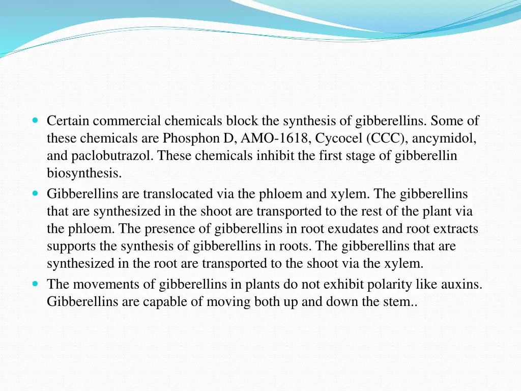certain commercial chemicals block the synthesis
