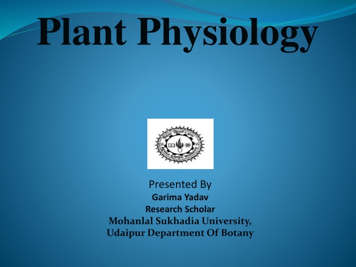 plant physiology