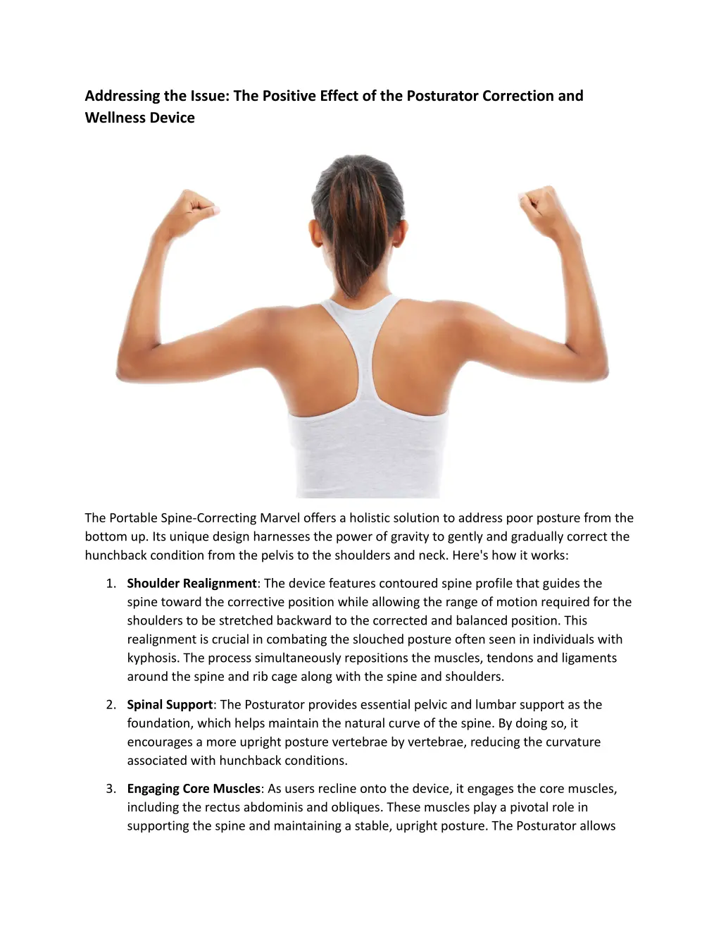 addressing the issue the positive effect