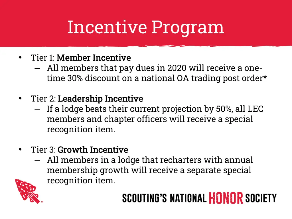 incentive program