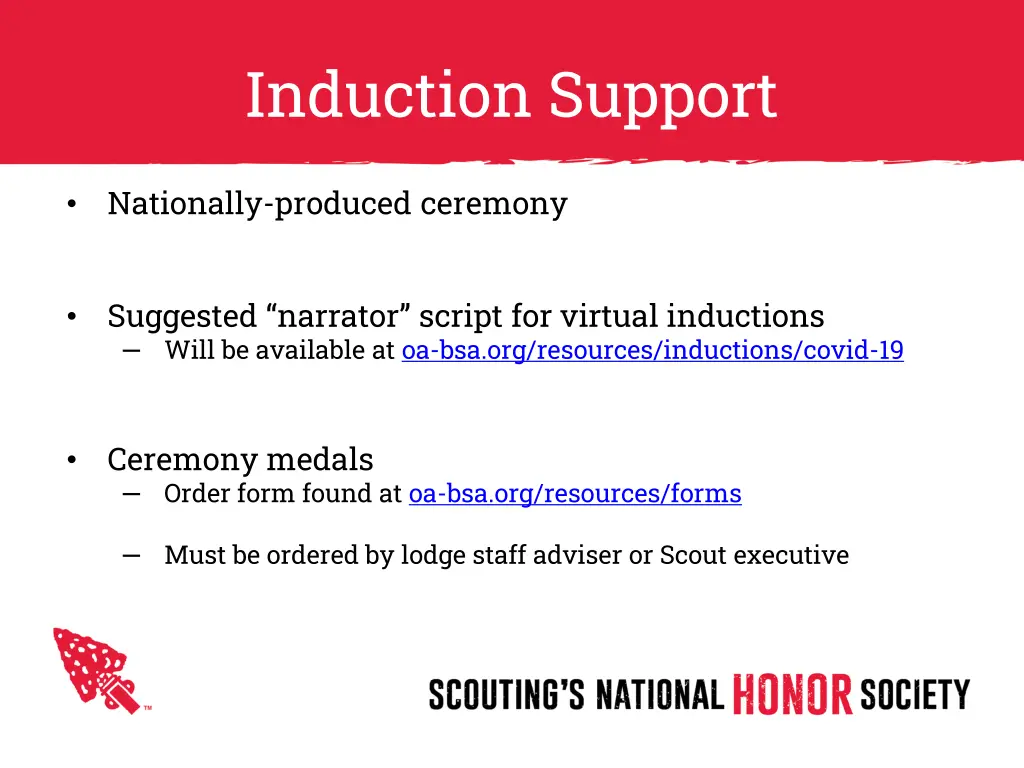 induction support