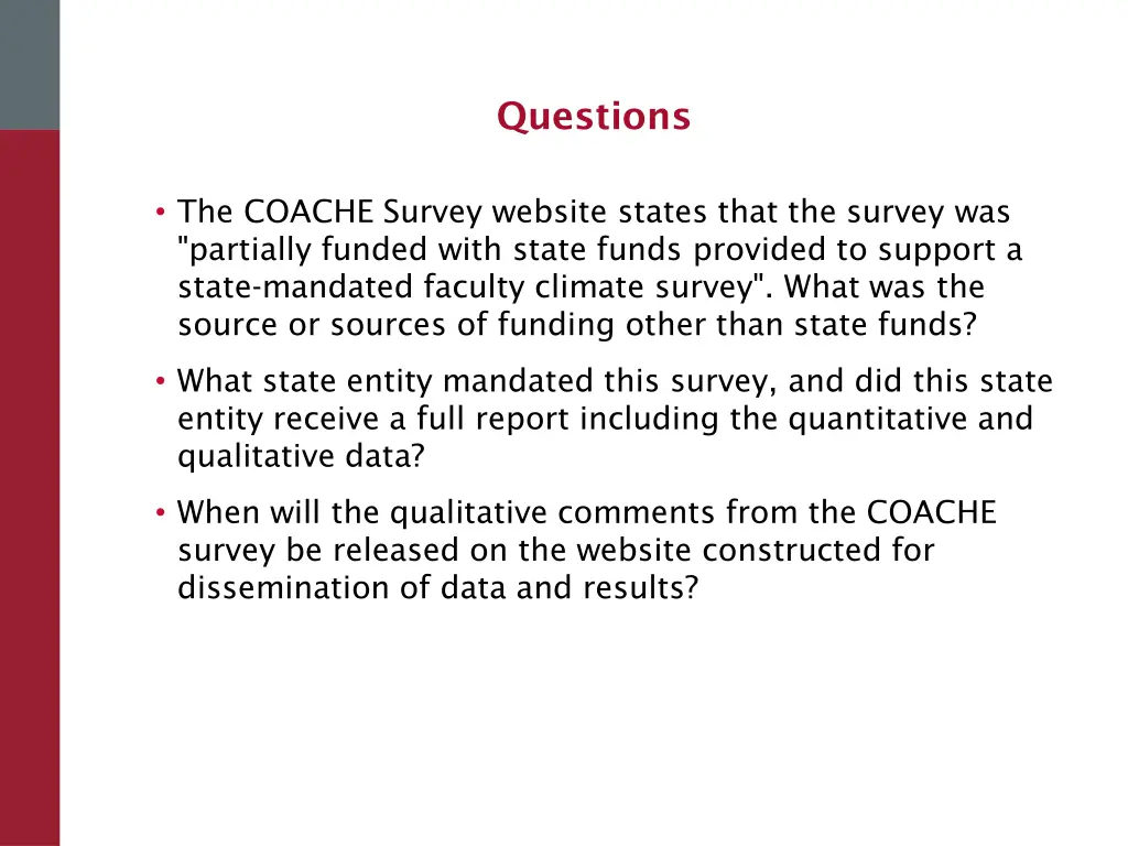 questions