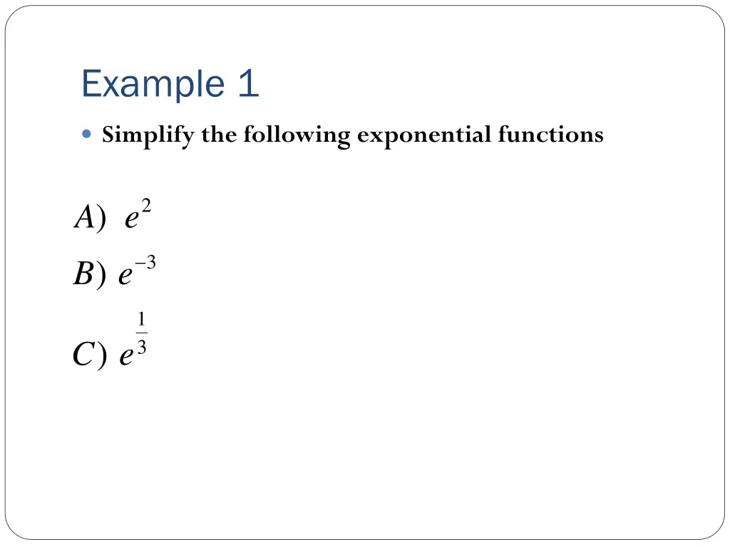 example 1