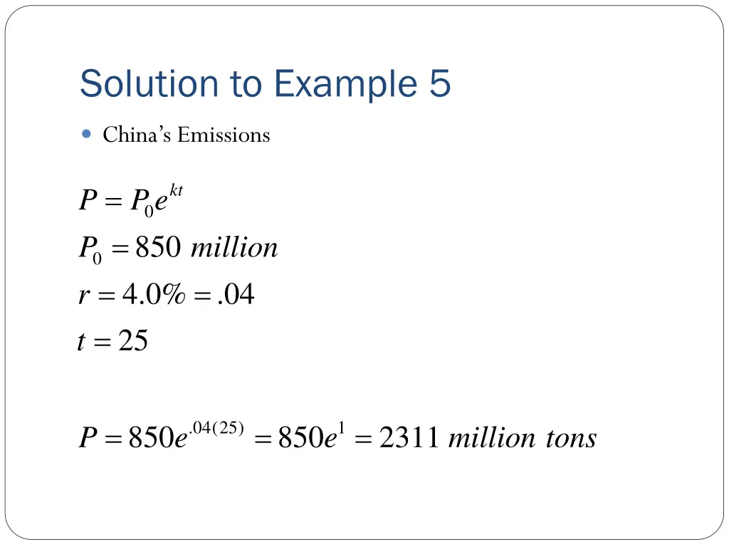 solution to example 5 1