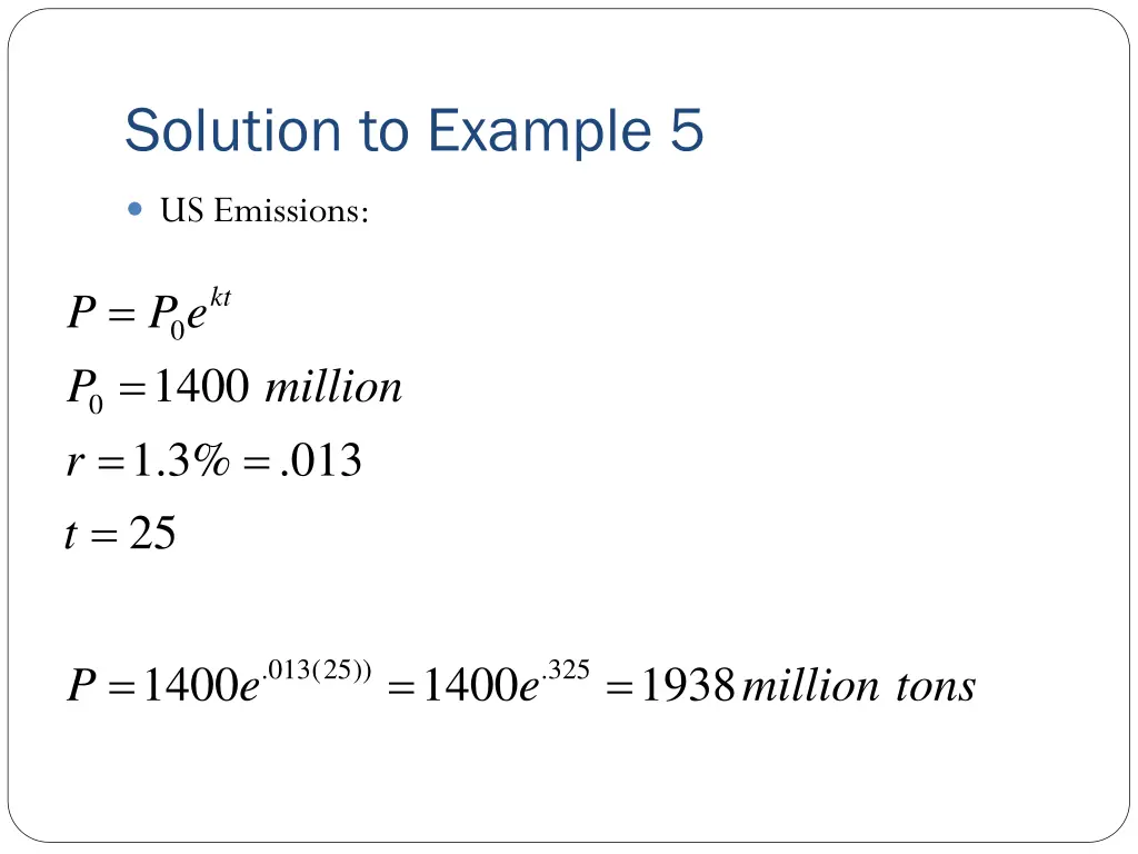 solution to example 5