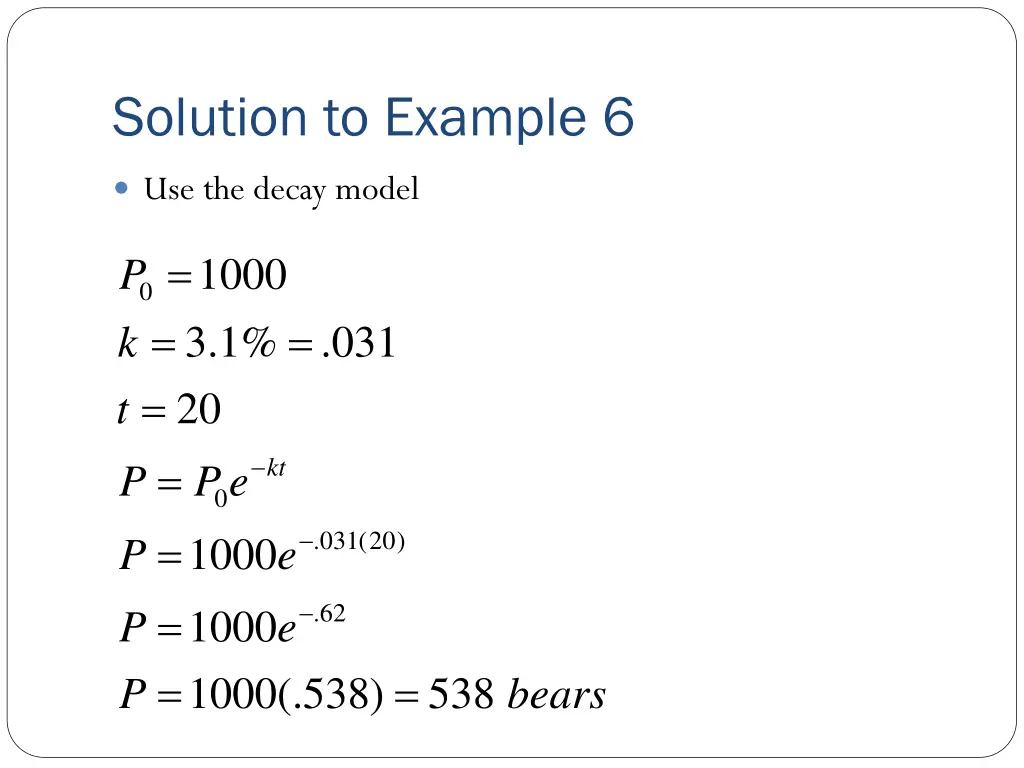 solution to example 6