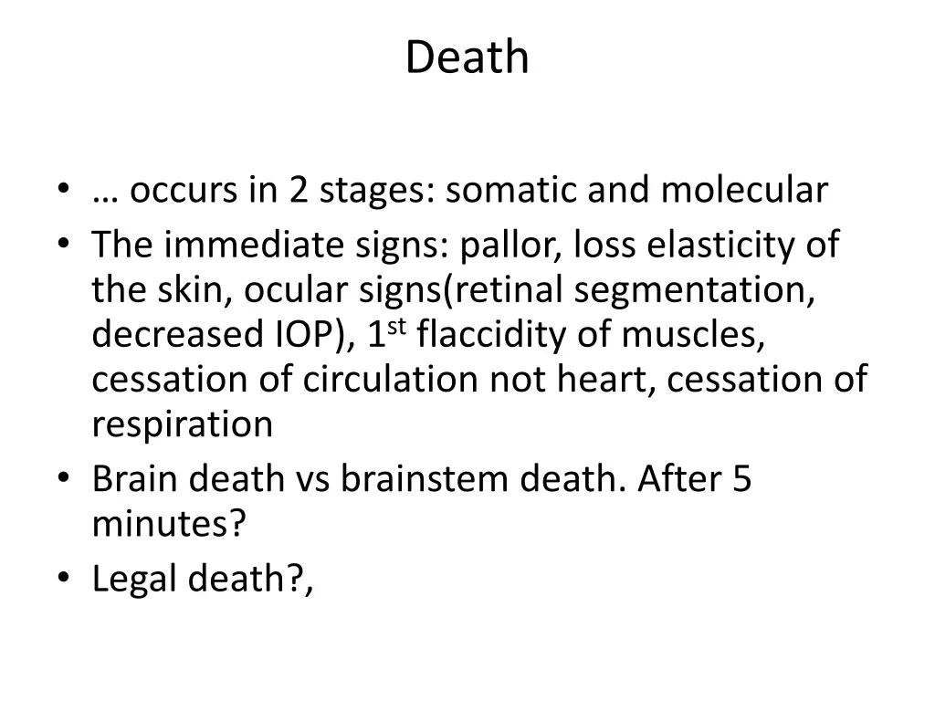 death