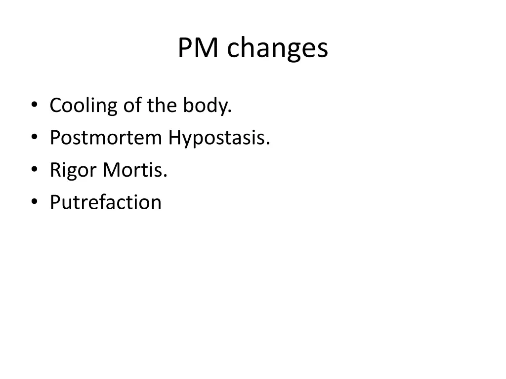 pm changes
